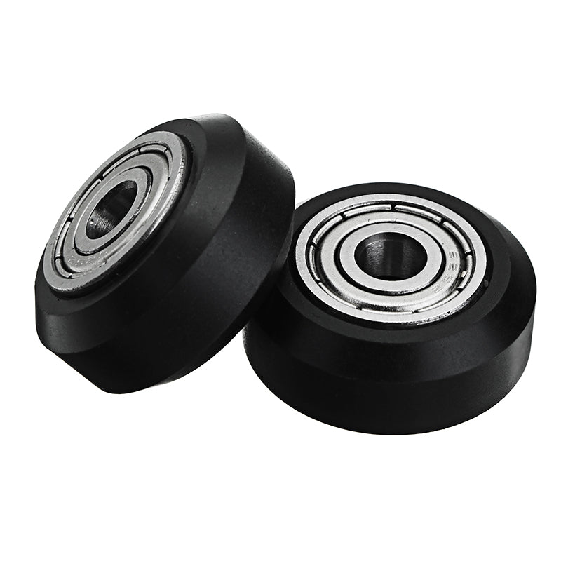 TEVO 5Pcs One Pack 3D Printer Part POM Material Big Pulley Wheel with Bearings for V-slot