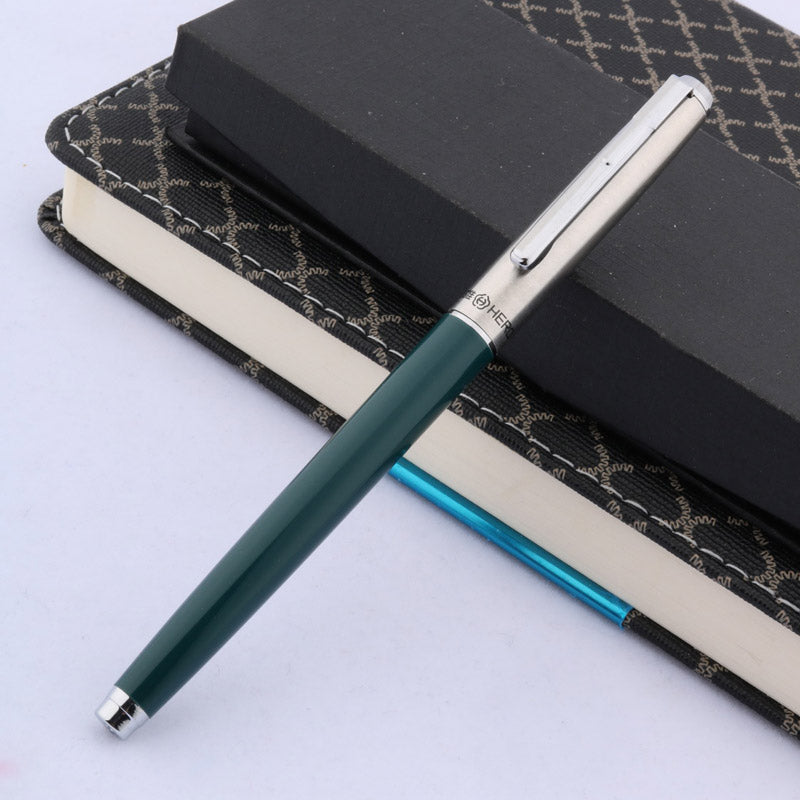 Hero 007 Fountain Pen 0.5mm F Nib Calligraphy Writing Signing Ink Pens Gifts for Students Friends Families