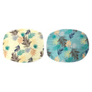Printed Stool Set Elastic Stool Cover Detachable Rectangular Ankle Cover