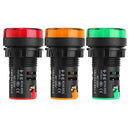 Machifit AD16-22DS AC220V 22mm Indicator Signal Light Lamp Panel Mount LED Power Indicator