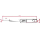P5007 10Pcs Insulation Piercing Needle Non-destructive Multimeter Test Probes