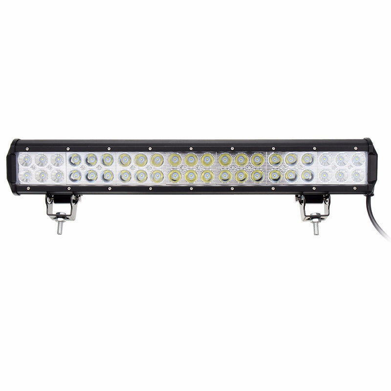 20Inch LED Work Driving Light Bars Spot Flood Combo Beam 126W for Jeep Off Road SUV ATV