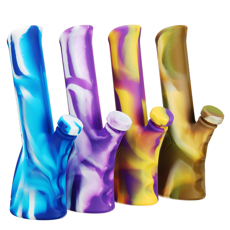 Unbreakable Silicone Hose 9.5 Inch Portable Water Pipe