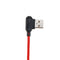 1M 90 Degree 2.4A Breathing Light Micro USB Fast Charging Data Cable For Smartphone Tablet