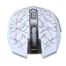 Azzor M6 2400dpi Rechargeable 2.4GHz Wireless Backlit Optical Mouse Silent Mouse