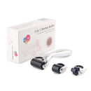 Y.F.M 3 in1 Titanium Micro Needles Derma Roller Acne Treatment Skin Care Whitening Anti Wrinkles Sc