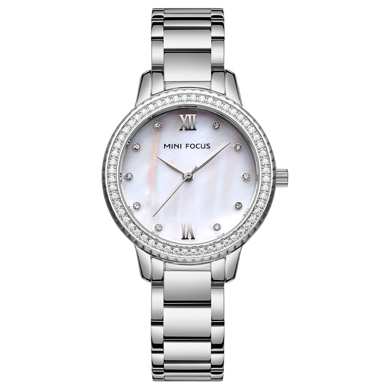 MINI FOCUS MF0226L Luxury Brand Fashion Style Women Wristwatch Diamond Ladies Quartz Watch