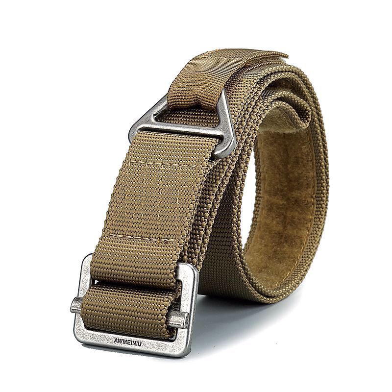 120cm x 3.8cm AWMN Adjustable Tactical Belt  Lightweight Nylon Waistband Waist Belt For Man Women Camping Hunting casual Belt
