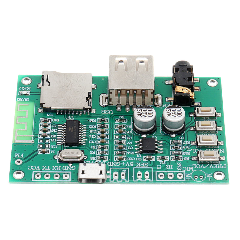 BT201 Dual Mode 5.0 Bluetooth Lossless Audio Power Amplifier Board Module TF Card U Disk Ble Spp Serial Port Transparent