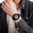 SKMEI 1497 Simple Design Back Light LED 50M Waterproof Chronograph Week Digital Watch Men Watch