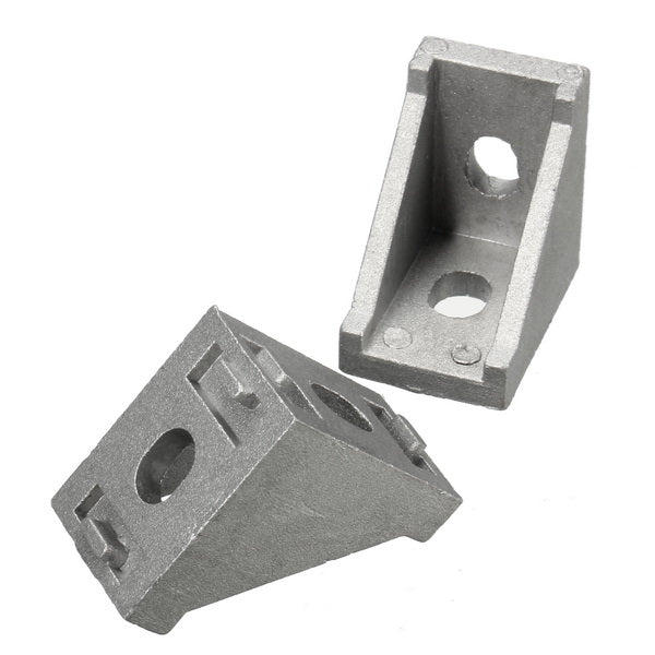 Suleve AJ28 10Pcs 2028 Aluminium Angle Corner Joint 20 Series Aluminum Extrusion 20x20mm Right Angle Bracket Furniture Fittings