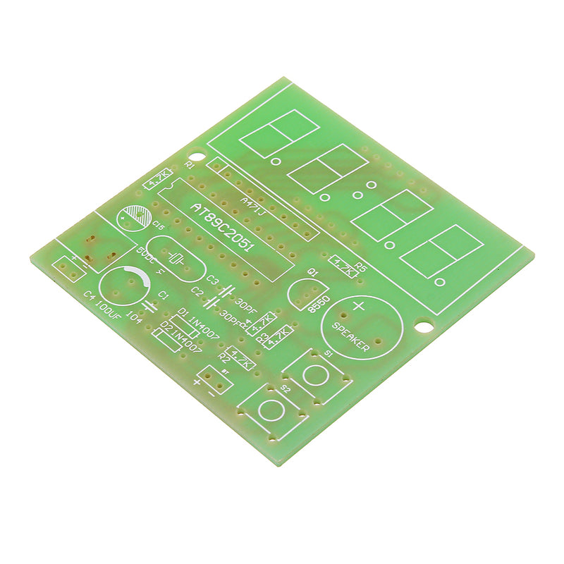 3pcs DIY Multi Function Four Bit Digital Clock MCU Clock Kit