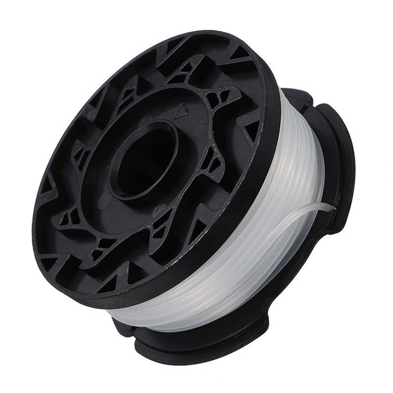 6pcs 30ft Trimmer Line Replacement Spool Cap Cover Spring For Black And Decker String Trimmers