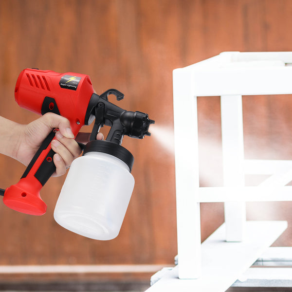 400W Power Electric Paint Sprayer 800ML Sprayer House Fence Room Painting