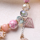 Bohemia Sweet Glass Beaded Bracelet Charm Bangles Deer Flower Diamond Pendant Hand Chain for Women