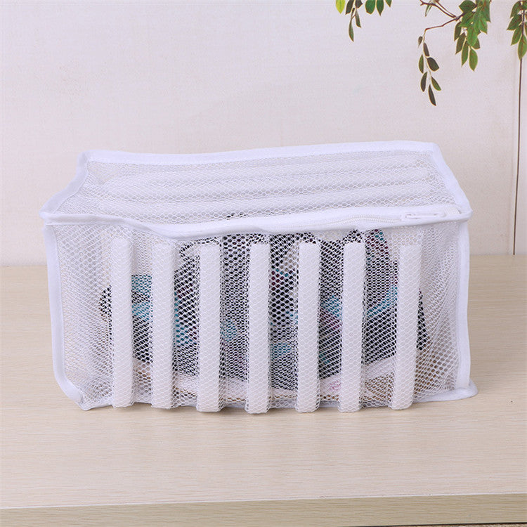 Laundry Footwear Sneaker Washer Dryer White Mesh Wash Bag Shoe Lingerie Clothes