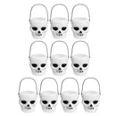 10pcs Halloween Cauldron Witch Skull Multi Purposed Candy Holder Planter Pot Party Decorations