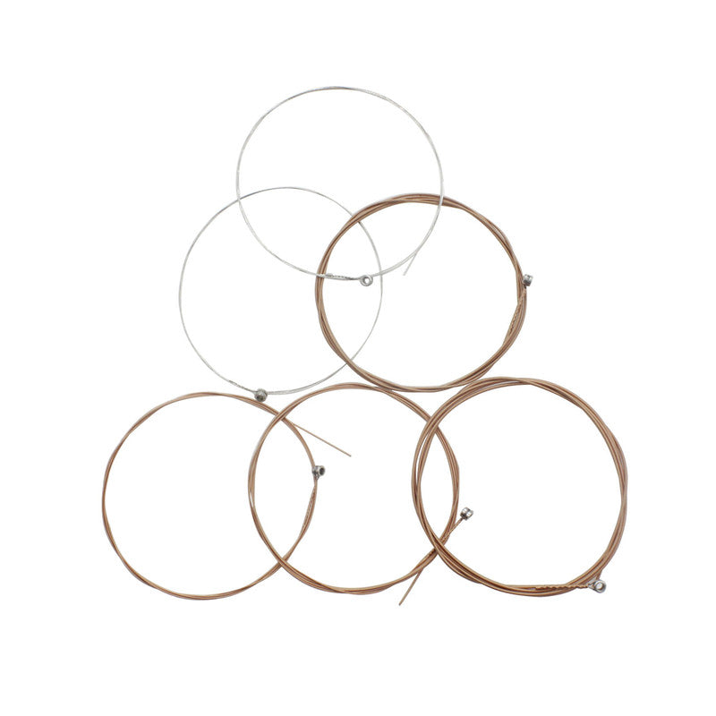 6Pcs IRIN A113 Acoustic Guitar Folk Guitar String Silver Plated 6 Sizes for Beginner