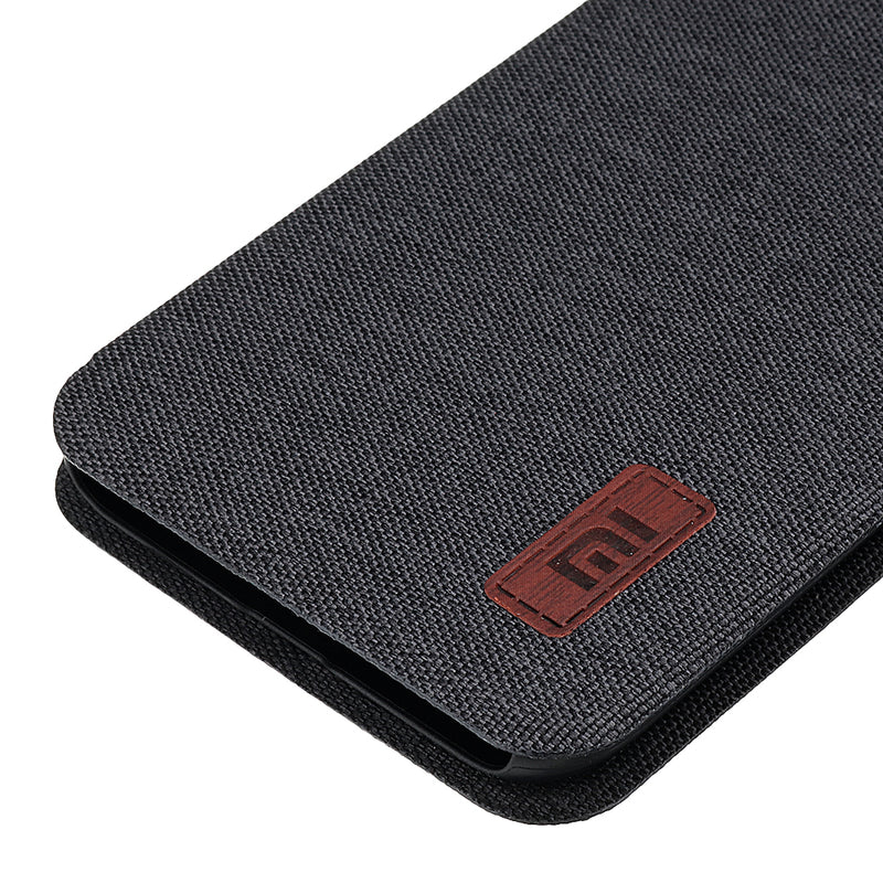 Bakeey Flip Fabric Soft Silicone Edge Shockproof Full Body Protective Case For Xiaomi Mi Play