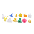 500pcs Car Fastener Cilp Car H ybrid Plastic Buckle Decorative Clip Buckle Interior Panel Buckle Door Nail
