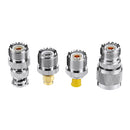 Car Mobile Radio Dual Band VHF UHF Antenna PL259 5M Coaxial Cable Magnetic Mount Base and SMA-F SMA-M BNC Connector