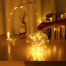 2PCS Rechargeable 8 Modes Warm White USB 2M 20LED Copper Wire String Light for Christmas Holiday Home Decor