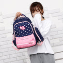 22L Cute Kids Children Girl Backpack Waterproof Nylon School Book Rucksack With Pencil Bag