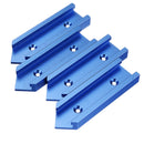 Drillpro Aluminum Alloy  T-slot T-track Connector Miter Track Jig Fixture Slot Connector 30x12.8mm For Table Saw Router Table Woodworking Tool