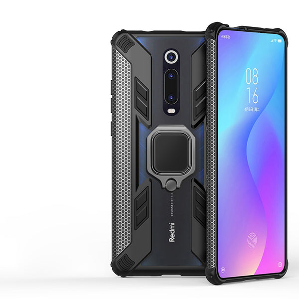 Bakeey Armor Shockproof Ring Holder Hard PC Protective Case For Xiaomi Mi9T / Xiaomi Mi 9T Pro / Xiaomi Redmi K20 / Redmi K20 Pro