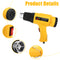 2000W 220V Handheld  Hot Air Tool Electric Hot Air Heater with Nozzle