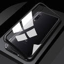 Bakeey 360 Magnetic Adsorption Metal Tempered Glass Flip Protective Case for Xiaomi Mi 9 SE