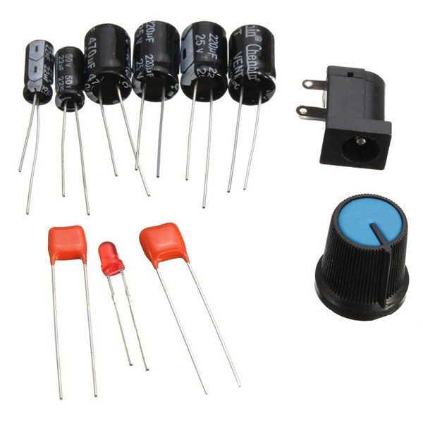 DIY HIFI Headphone Amplifier Single Power Supply PCB AMP Kit With Transparent Housing