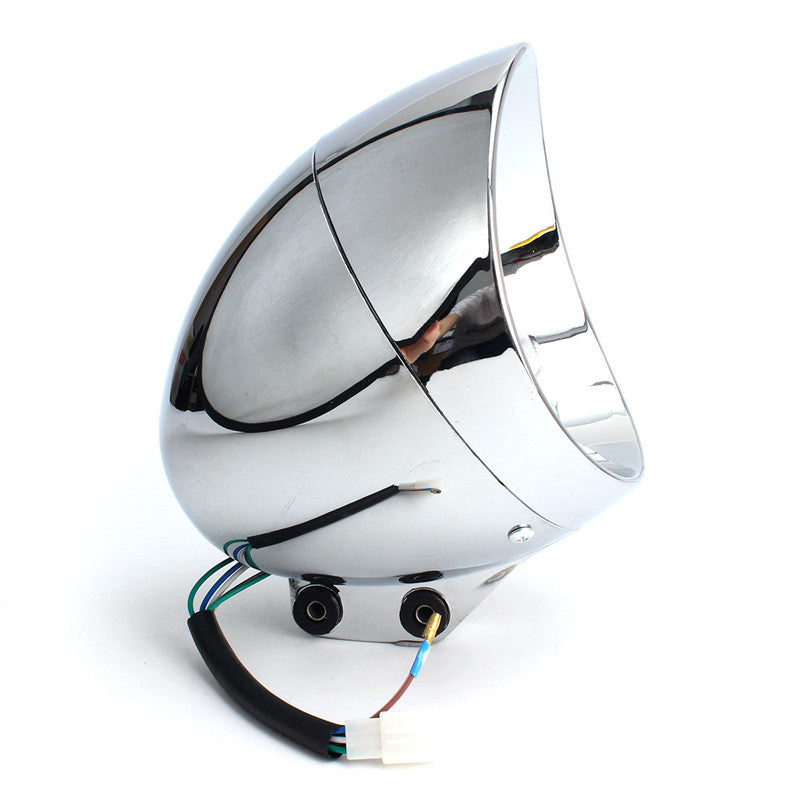 6 3/4inch 12V Motorcycle Hi/Low Beam Headlight For Honda/Suzuki/Yamaha/Kawasaki