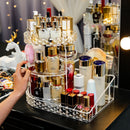 Rotary Acrylic Transparent Receiving Box for Household Desktop Cosmetic Organizer Receiving Box for Lipstick Skin Care Receiving Frame