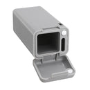 Stainless Steel Collapsible Reusable Straw Portable Folding Straw w/ Case Holder Silicone Tips