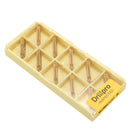 Drillpro 10pcs MGMN300-M Carbide Inserts 3mm Width for MGEHR/MGIVR Grooving Cut Off Tool Turning Tool
