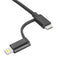 Xiaomi Youpin XM2001 2 in 1 Micro USB + Lightning for Data Cable for iPhone S8 Plus X