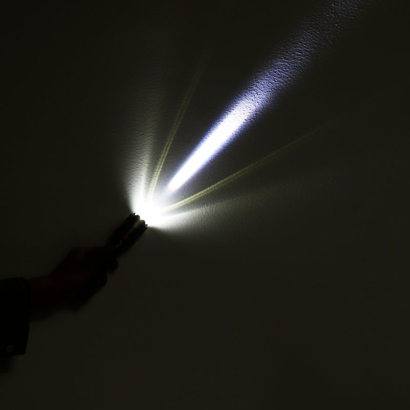 Portable T6 1000LM 5Modes Zoomable Rechargeable Lotus Shape LED Flashlight 18650/AAA Flashlight