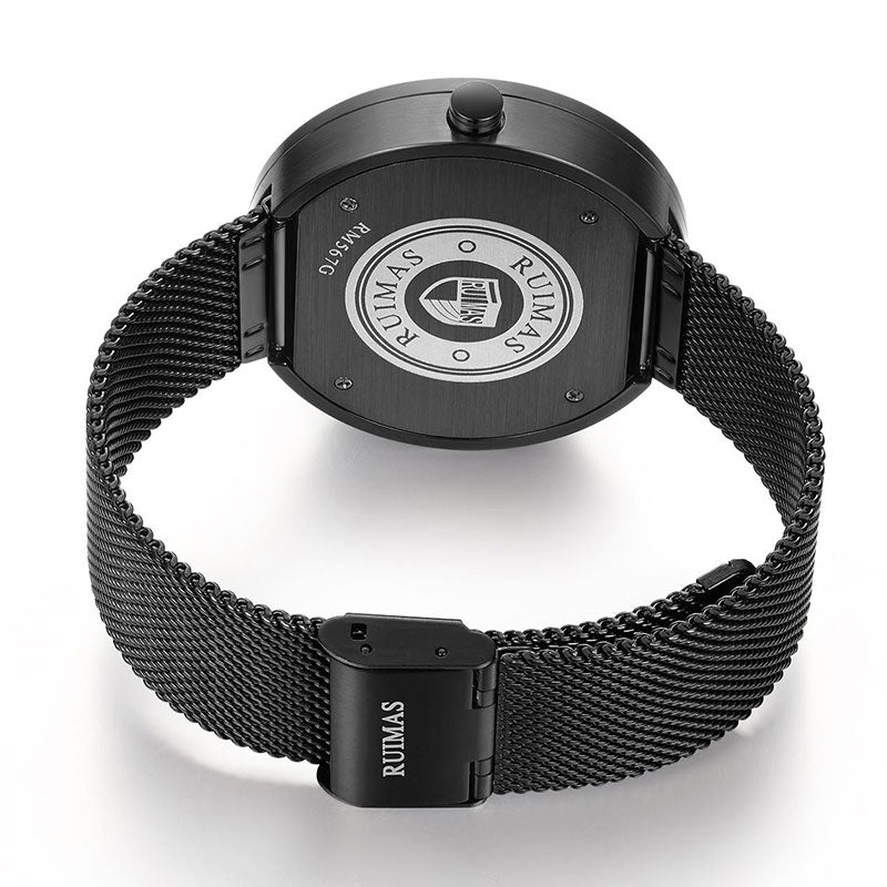 RUIMAS 567 Casual 3ATM Waterproof Multi-dial Fashion Stainless Steel Strap Men Quartz Watch