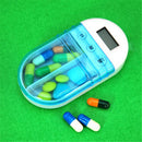 Smart Mini Alarm Clock Drugs Reminder Pill Case Electronic Timing Reminder Pill Storage Box