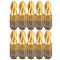 10pcs 25mm Titanium Coated Hex Shank PH2 Magnetic Screwdriver Bit Set