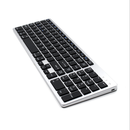 BK348 102 Keys Ultra Thin bluetooth Wireless Keyboard For Win/IOS/Android/Mac System