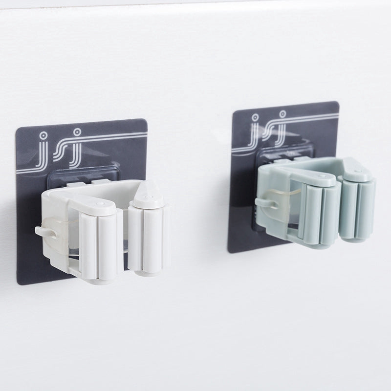 Multifunction Broom Mop Holder Bathroom Wall Sticker