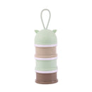 3 Layer Frog Style Portable Dispenser Container Baby Food Storage Milk Powder Cup