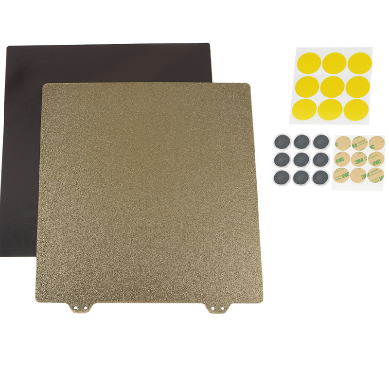300*300mm PEI Magnetic Flexible Hotbed Surface AB Side Heated Bed Sticker with Magnetic Block for CR-10/CR-10S/Anet E10/Anet E12