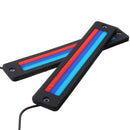 2Pcs Flexible 3 Colors Car Auto COB LED Strip Daytime Running Driving Light DRL 480LM