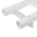 Plastic Fishing Rod Holder Pole Rack 2 Tubes Sockets for Boat Kayak Fishing White