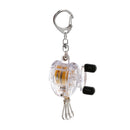 Key Chain Zinger Retractable Reel Badge Holder Fishing Accessories Yellow
