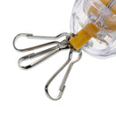 Key Chain Zinger Retractable Reel Badge Holder Fishing Accessories Yellow