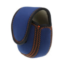 Nylon Fly Fishing Reel Cover Pouch Storage Bag Holder Fishing Accessories Blue